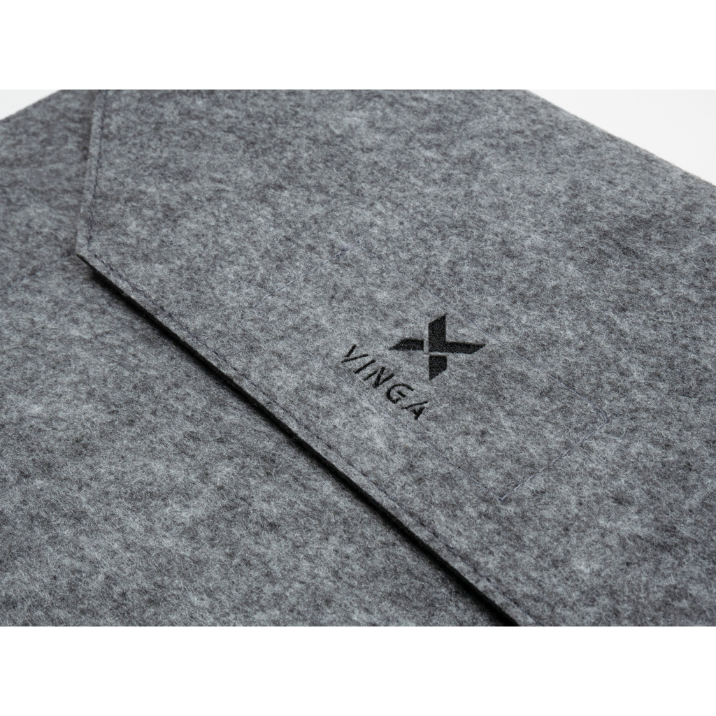 Чохол до ноутбука Vinga 15.6" NSF150 Envelope Gray (NSF150EGY) - зображення 8