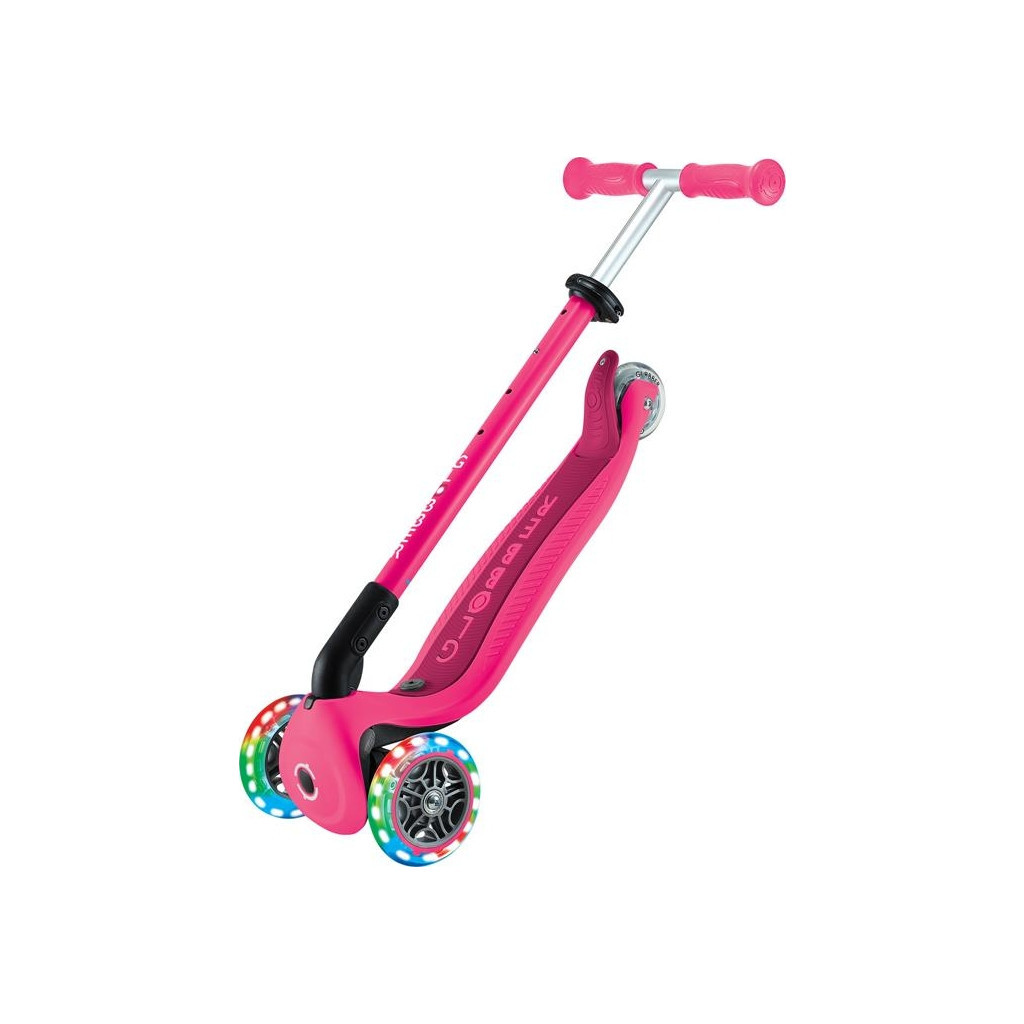 Самокат Globber Go Up Active 1+ до 20/50 кг Led  фісташково-рожевий (744-110) - зображення 5