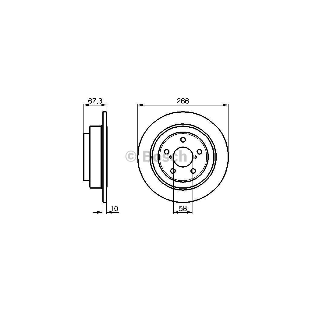 Гальмівний диск Bosch 0 986 478 799 - зображення 5