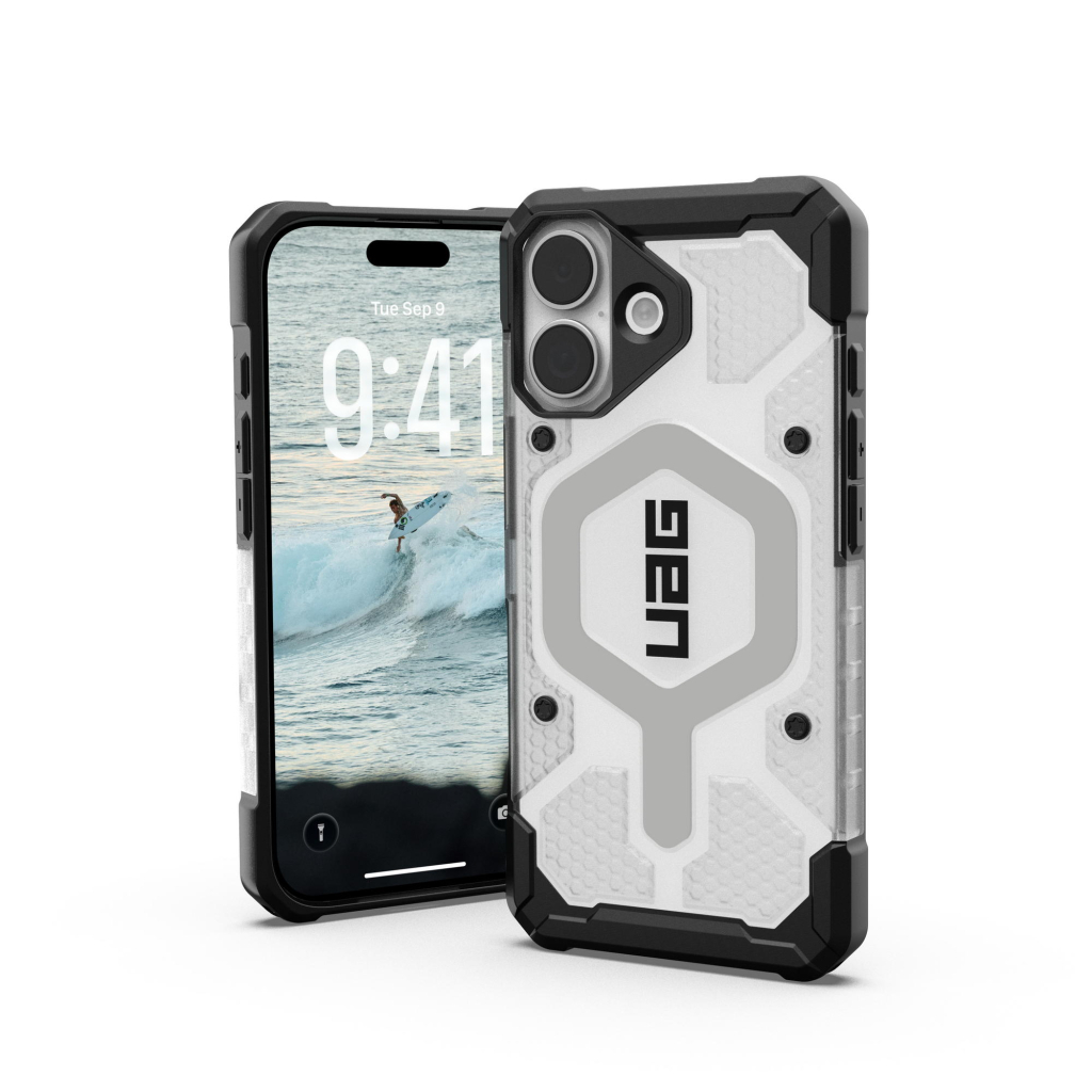 Чохол до мобільного телефона UAG iPhone 17 Pathfinder Clear MagSafe Ice/Silver (114553114333) - зображення 8