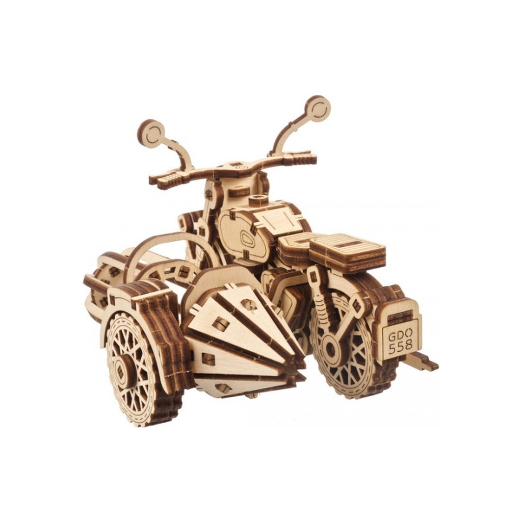 Конструктор Ugears Літаючий мотоцикл Геґріда з коляскою (6337518) - зображення 7