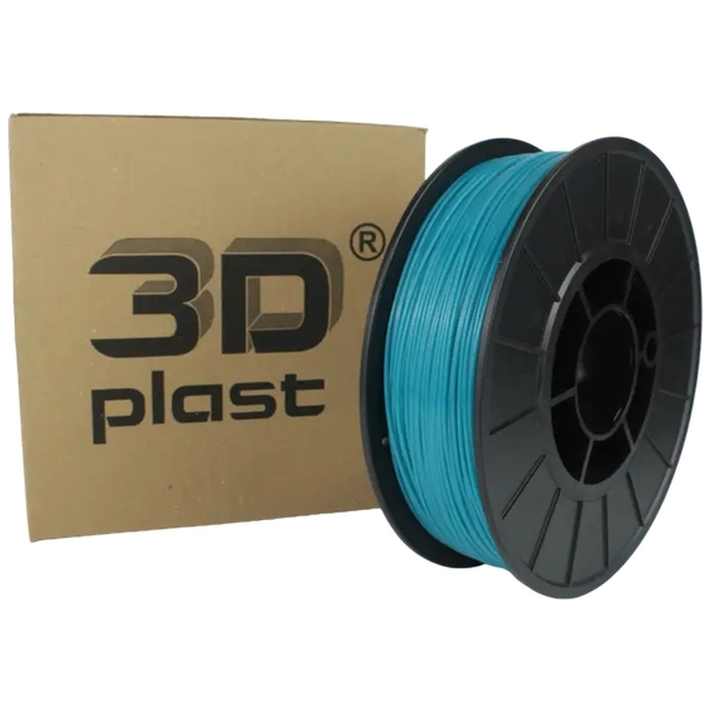 Пластик для 3D-принтера 3Dplast PLA 1.75мм, 0.85кг, turquoise (3DPLA17508BRZ) - зображення 1