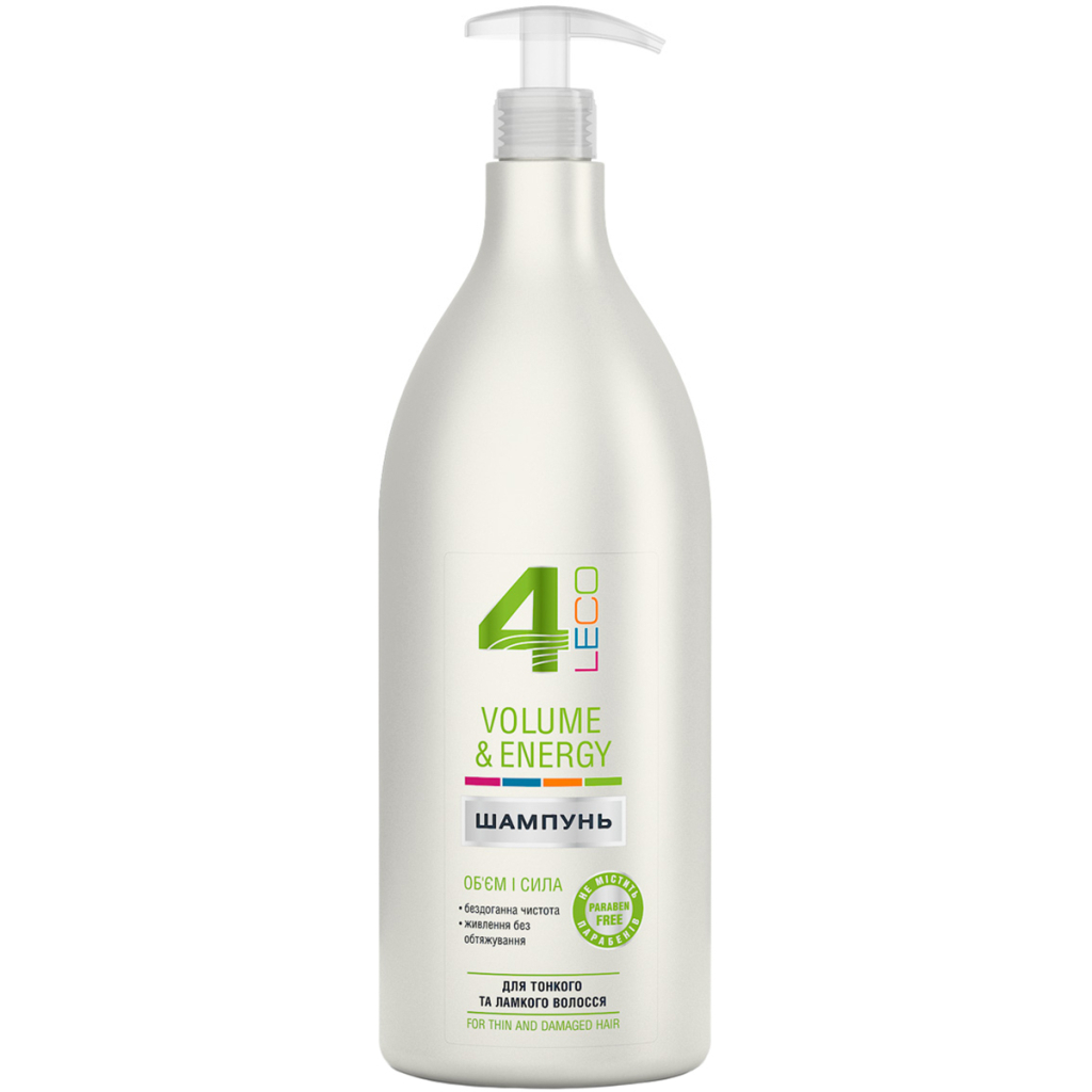 Шампунь Leco 4 Об'єм і сила 1500 мл (XL 40212_1) - зображення 1