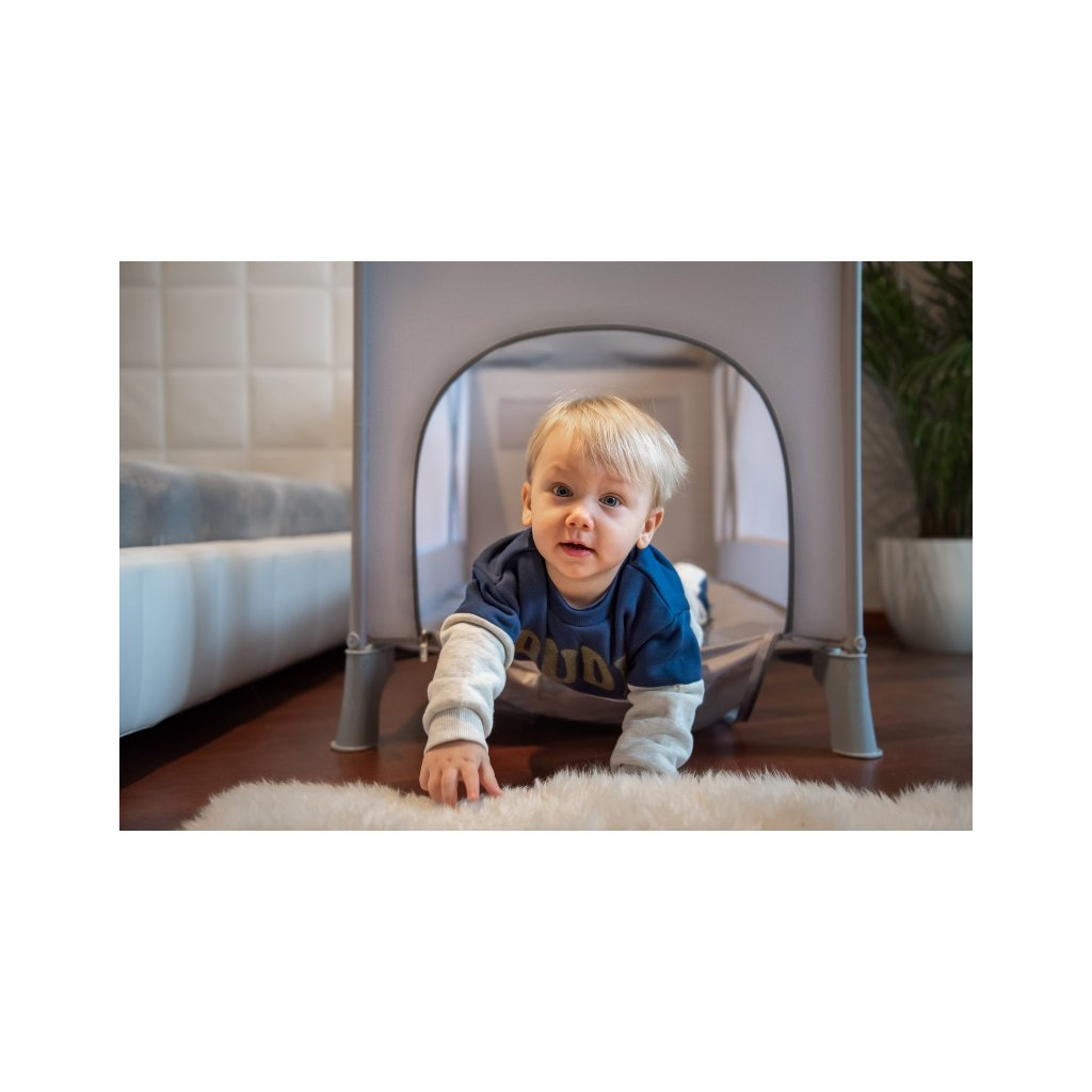 Дитячий манеж Espiro SIMPLE 07 LIGHT GRAY (5906724206290) - изображение 11