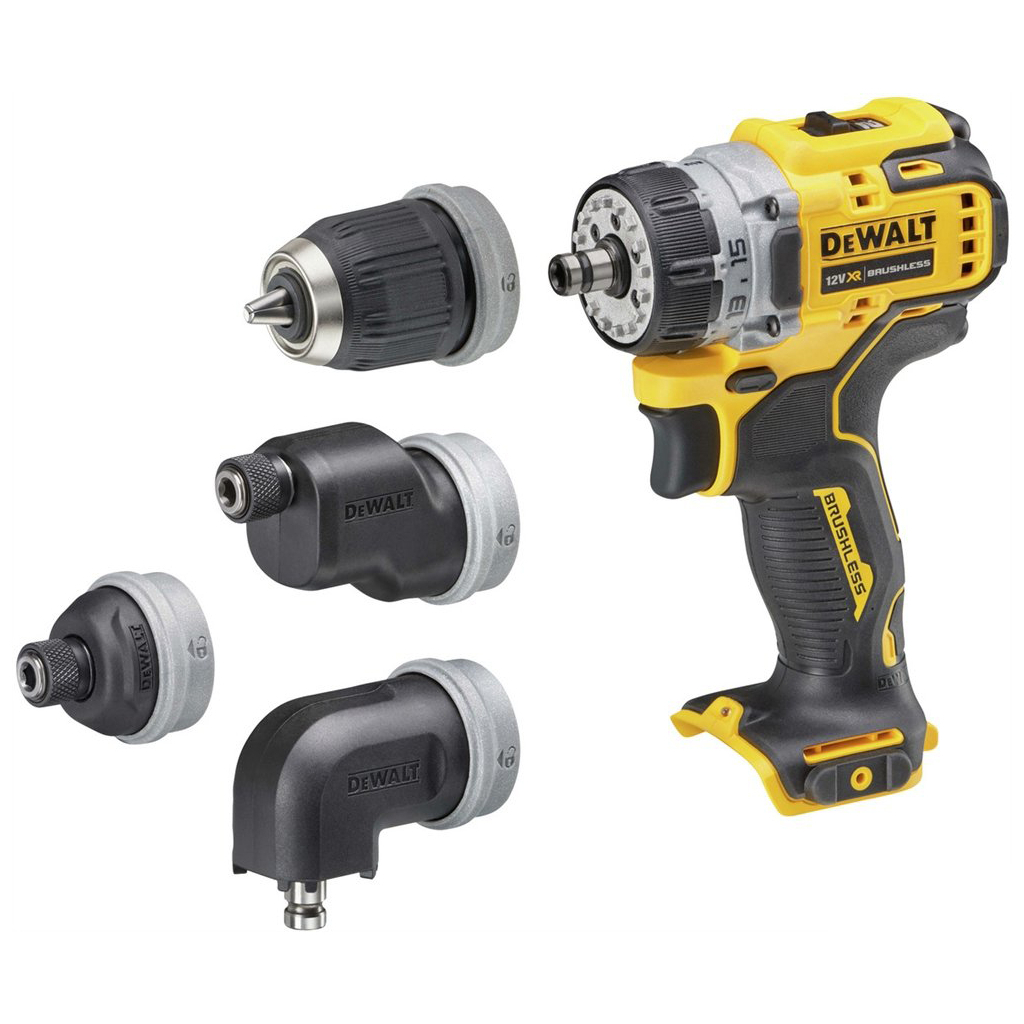 Шуруповерт DeWALT XR Li-Ion 12 В зі змінними насадками, 57.5 Нм, TSTAK (без АКБ та ЗП) (DCD703NT) - зображення 2