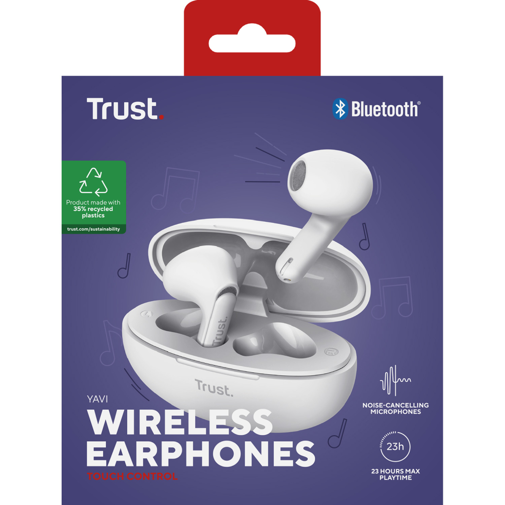 Навушники Trust Yavi Earphones White (25173) - зображення 10
