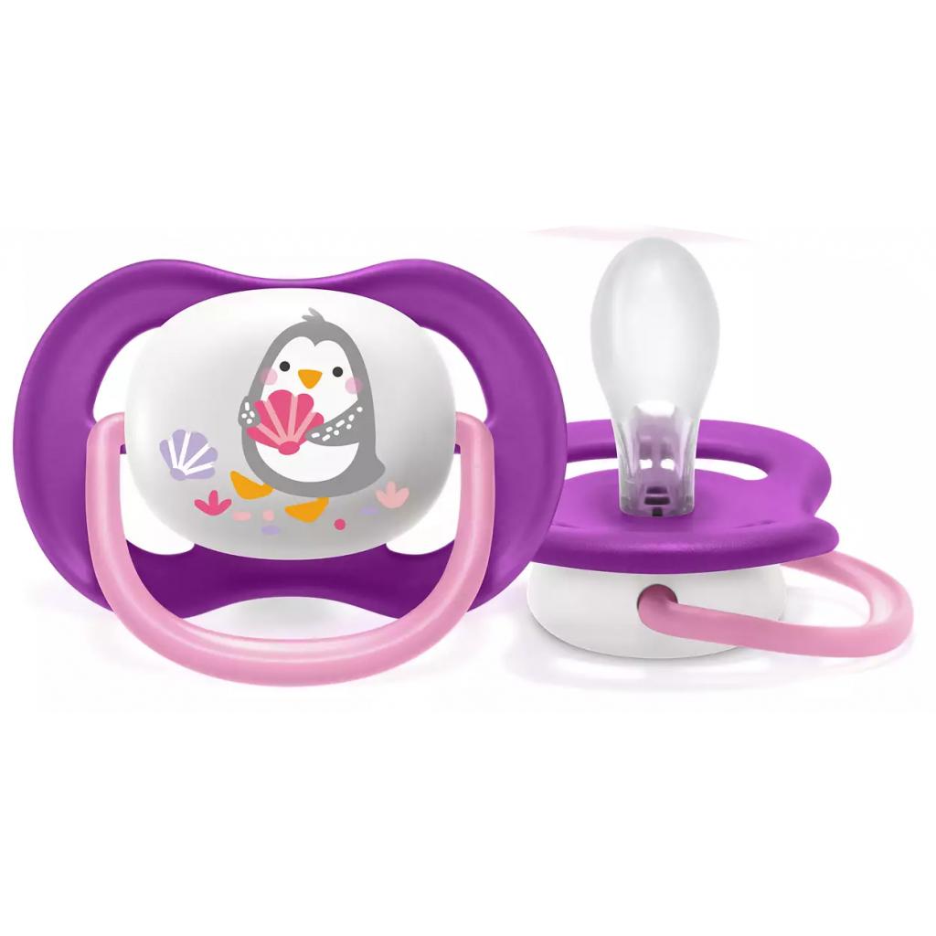 Пустушка Philips AVENT Ultra Air Animal для дівчат 6-18 міс (SCF080/08) - зображення 3