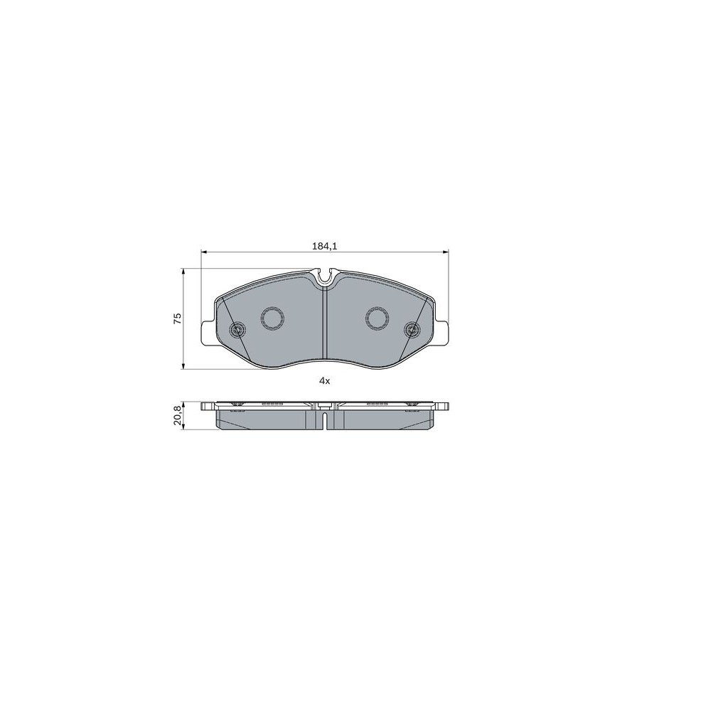 Гальмівні колодки Bosch 0 986 494 914 - зображення 3
