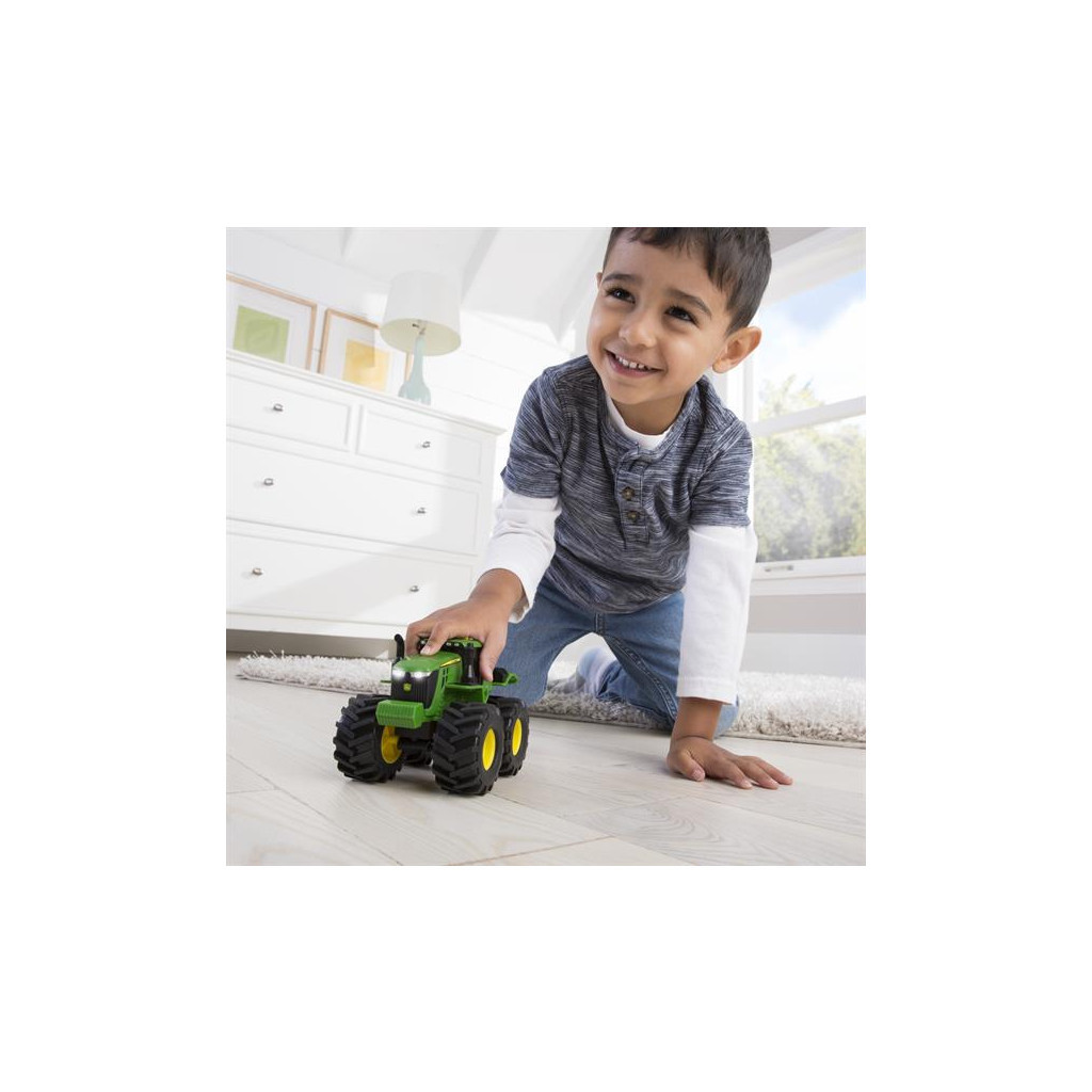 Спецтехніка John Deere Kids Трактор Monster Treads з великими колесами зі світлом і звуком (46656) - зображення 1