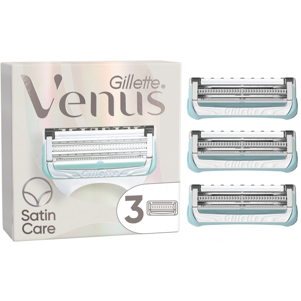 Змінні касети Gillette Venus Satin Care 3 шт. (8006540816837) - зображення 1