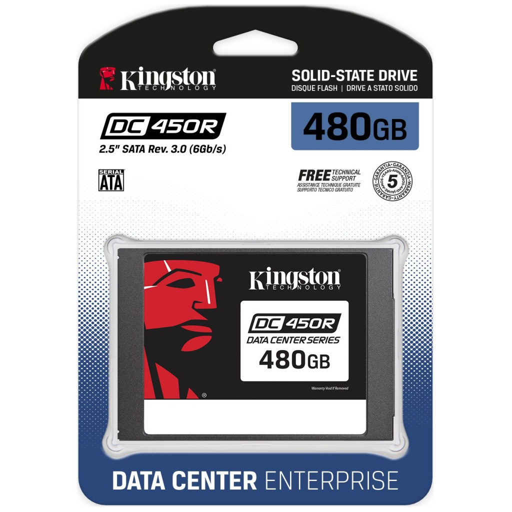 Накопичувач SSD 2.5" 480GB Kingston (SEDC450R/480G) - зображення 3