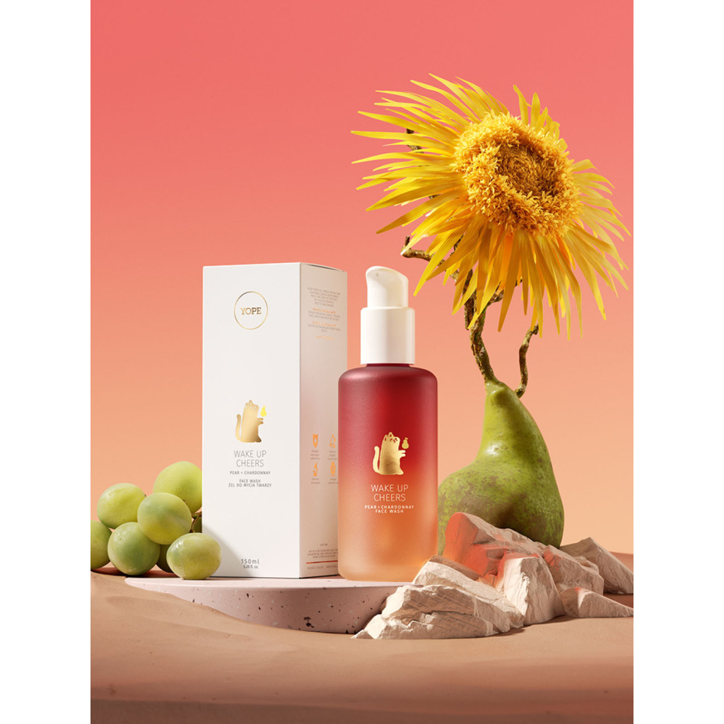 Гель для вмивання Yope Wake Up Cheers Pear + Chardonnay Face Wash 150 мл (5903760200374) - зображення 6