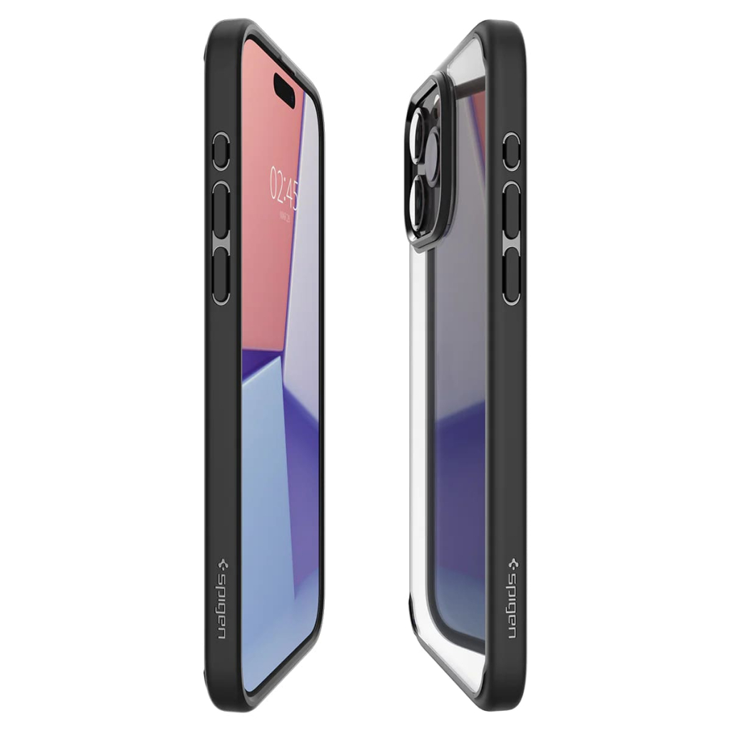 Чохол до мобільного телефона Spigen Apple iPhone 15 Pro Max Ultra Hybrid Matte Black (ACS06570) - зображення 4