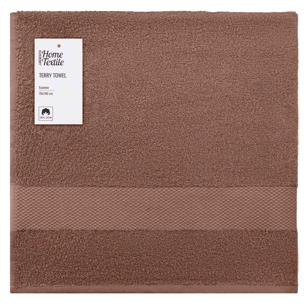 Рушник Ardesto Essence 100% бавовна, коричневий 30х50 см (ART2230BR) - зображення 1