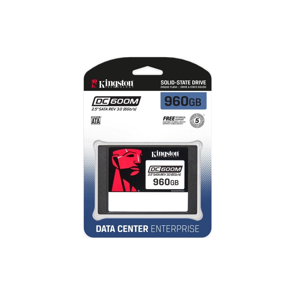 Накопичувач SSD 2.5" 960GB Kingston (SEDC600M/960G) - зображення 3