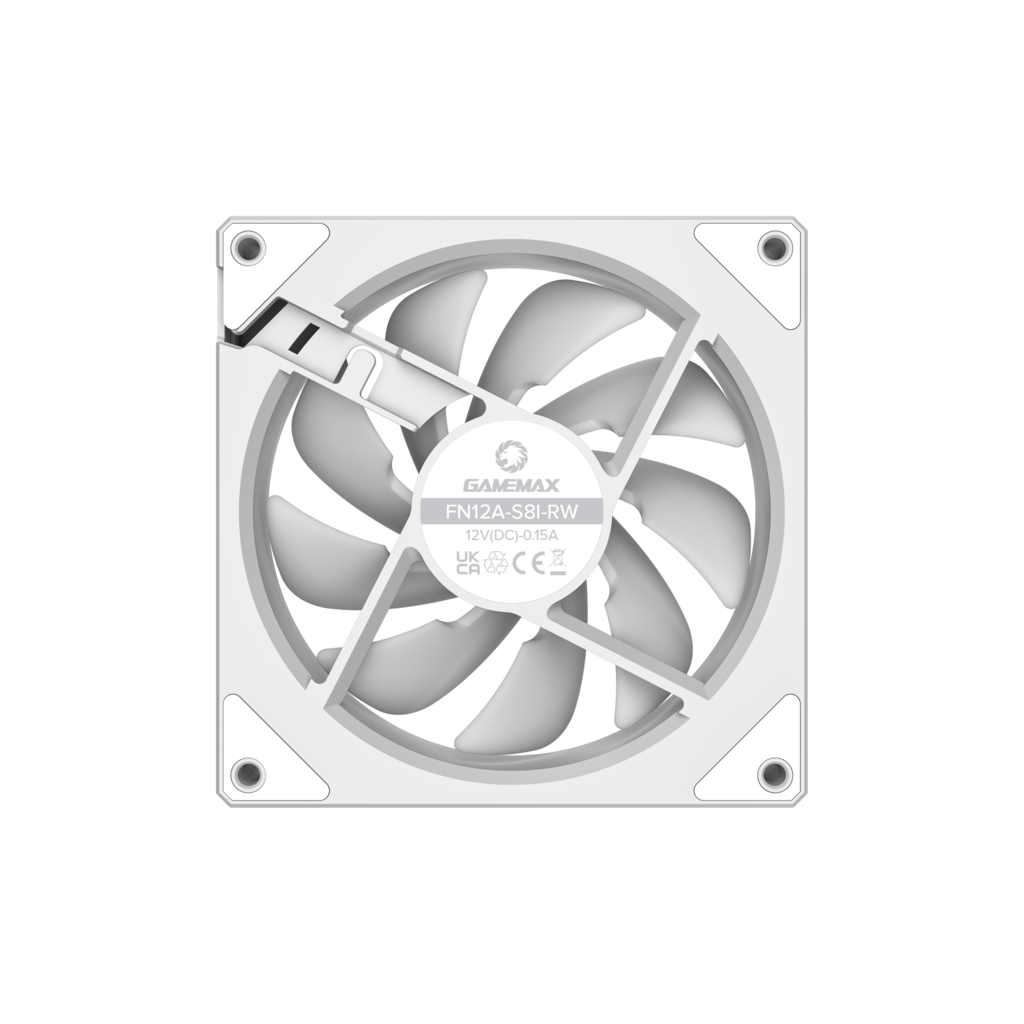 Кулер до корпусу Gamemax FN12A-S8I-RW - зображення 10