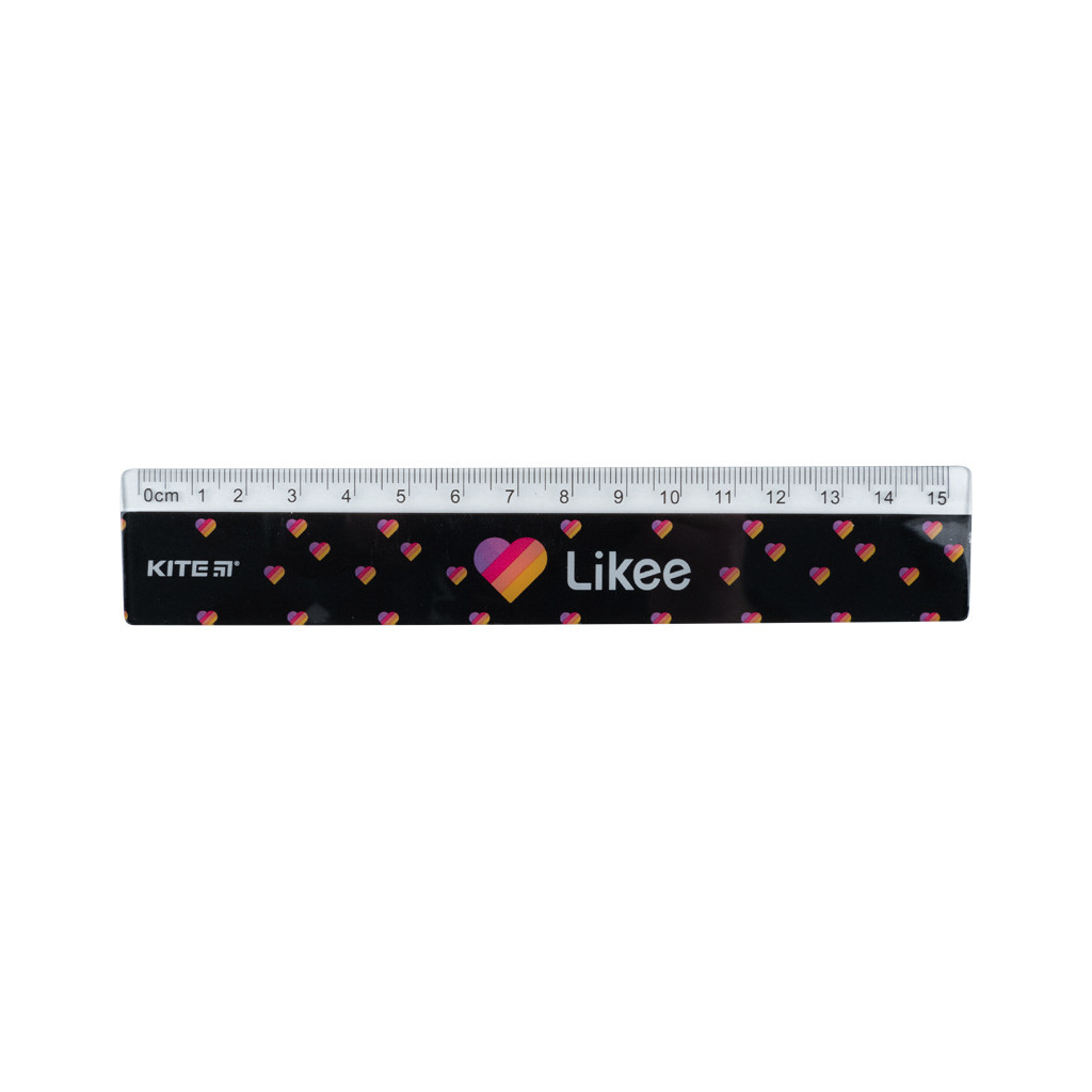 Лінійка Kite пластикова Likee, 15 см (LK22-090) - зображення 1