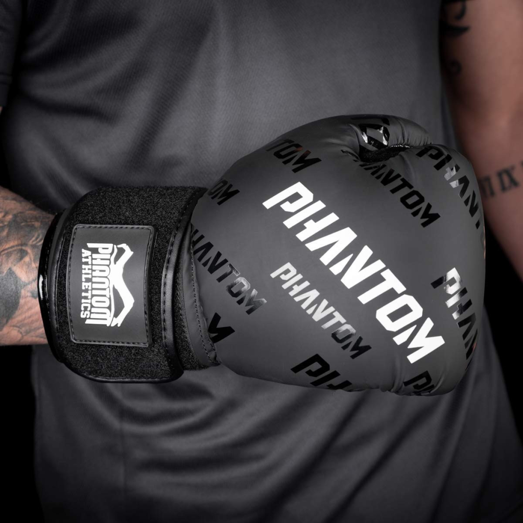 Боксерські рукавички Phantom APEX Velcro Black 12 унцій (PHBG2368-12) - зображення 10