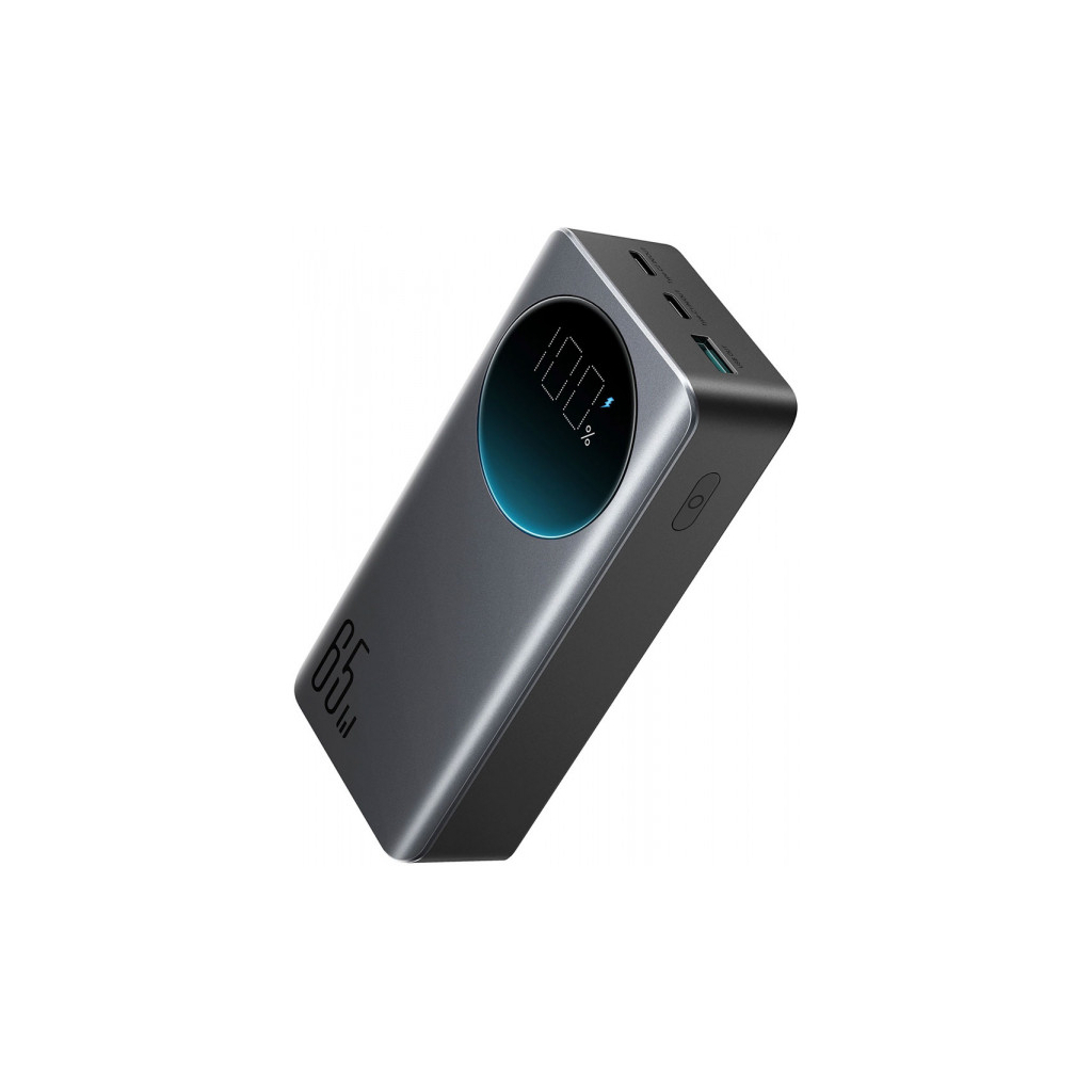Батарея універсальна JOYROOM 30000mAh 65W PD, QC/3.0, USB-A, 2xUSB-C In/Out, Black (JR-PBF05) - изображение 3