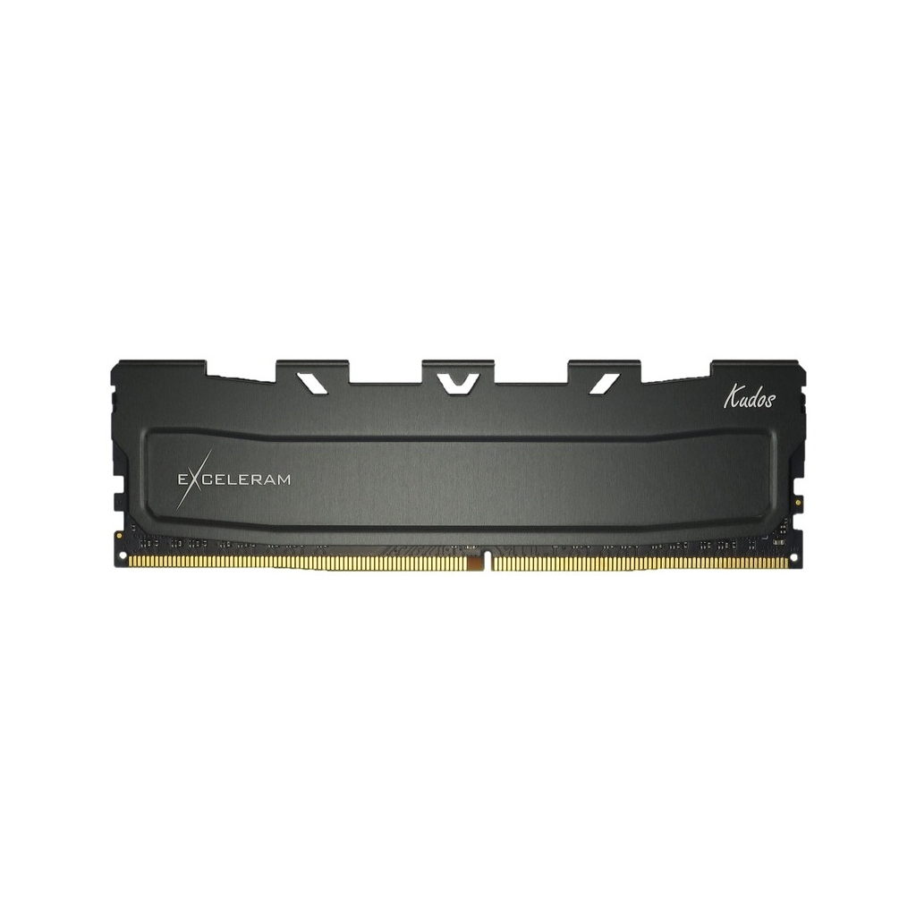 Модуль пам'яті для комп'ютера DDR4 8GB 3200 MHz Black Kudos eXceleram (EKBLACK4083222A) - зображення 1