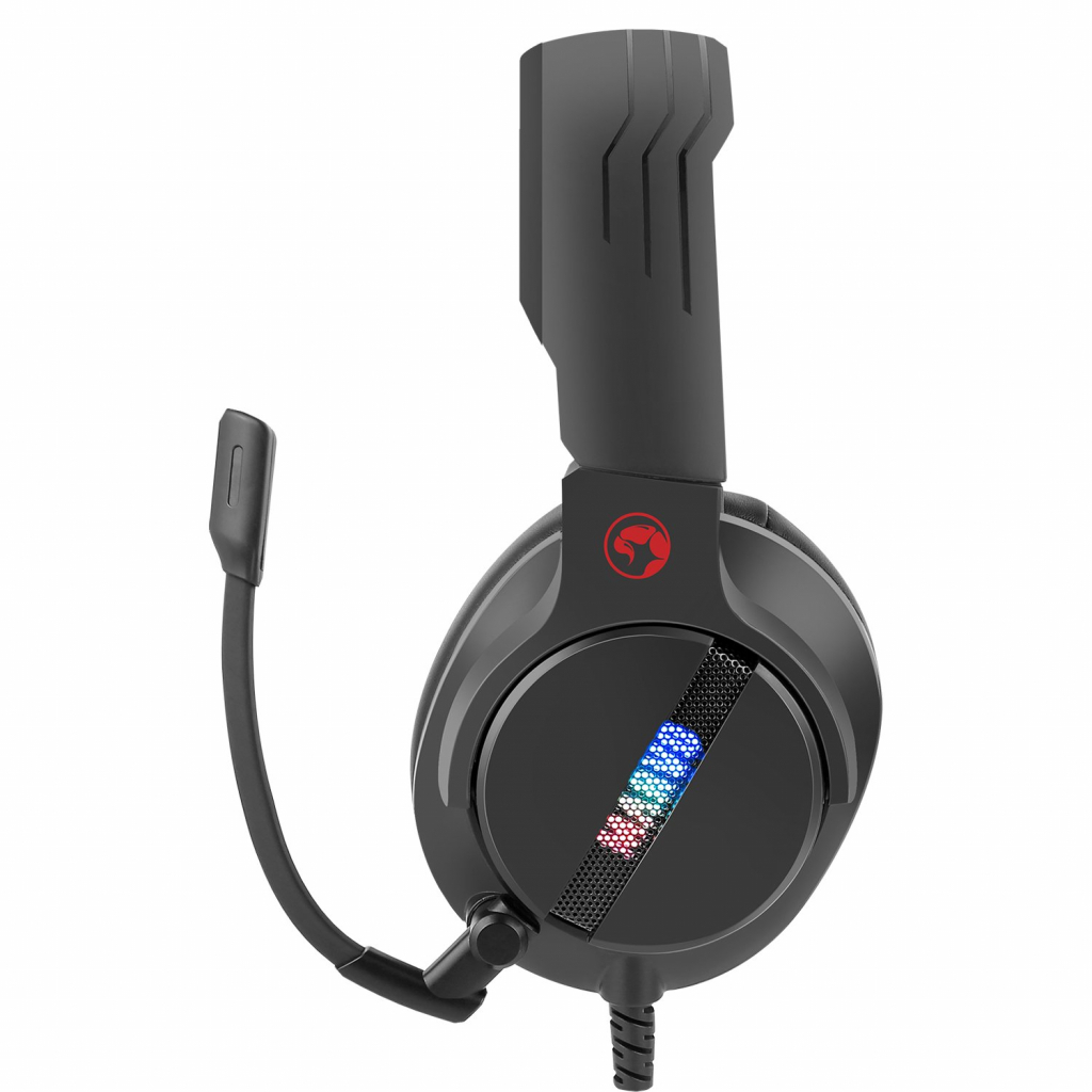 Навушники Marvo RGB-LED Black (HG9065) - зображення 3