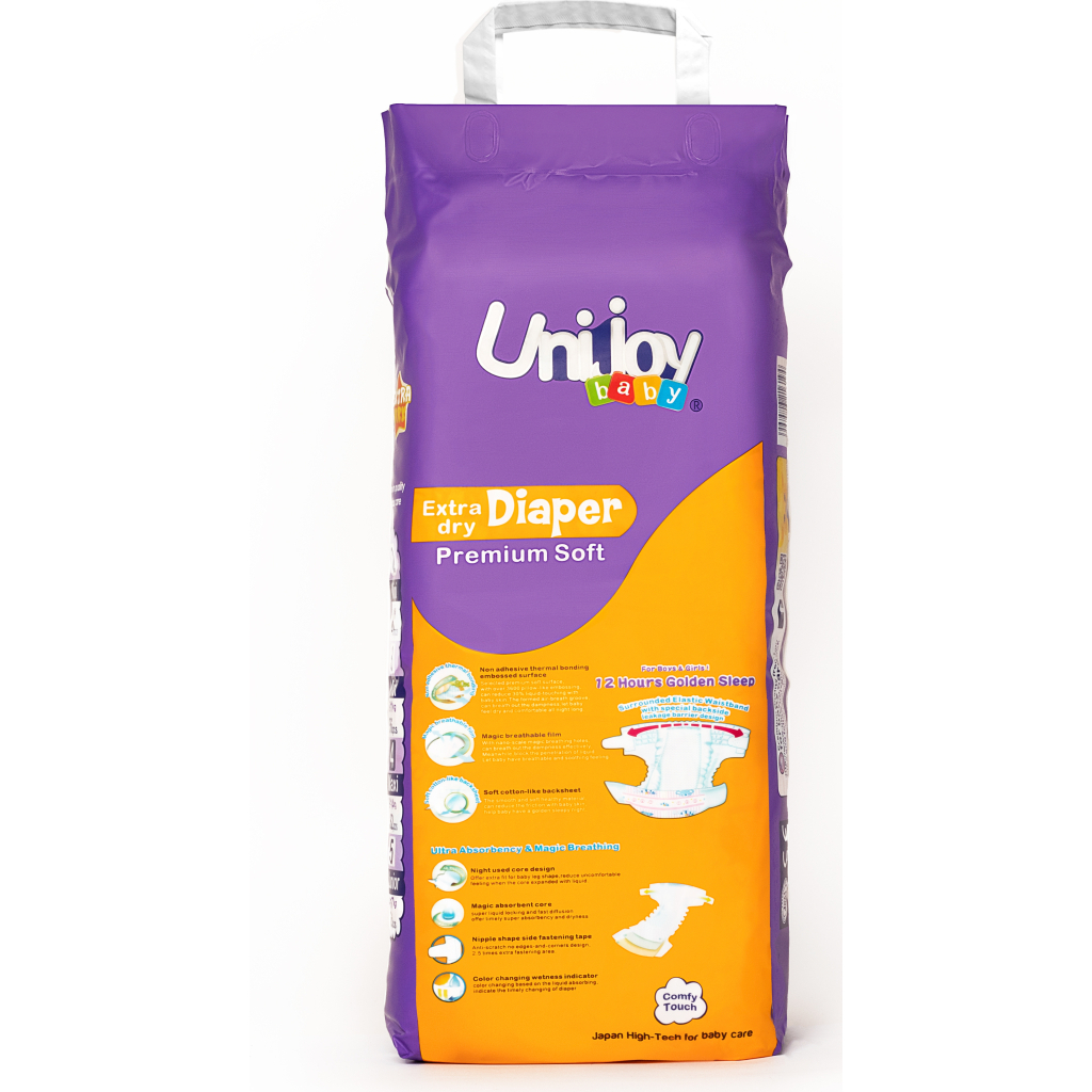 Підгузки Unijoy baby Soft L 4 (9-14 кг) 34 шт (6998526216194) - зображення 2