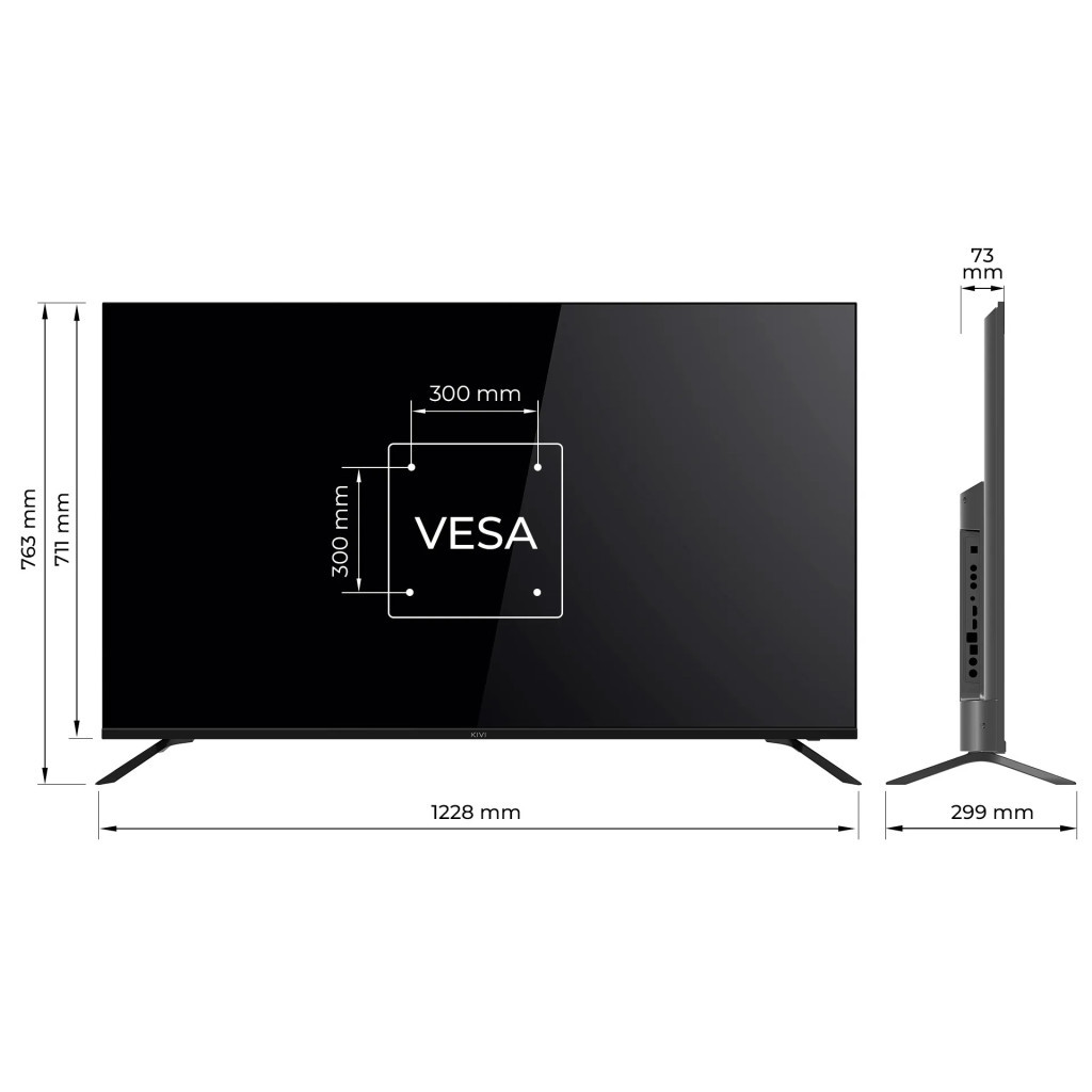 Телевізор Kivi 55U730QB - зображення 9