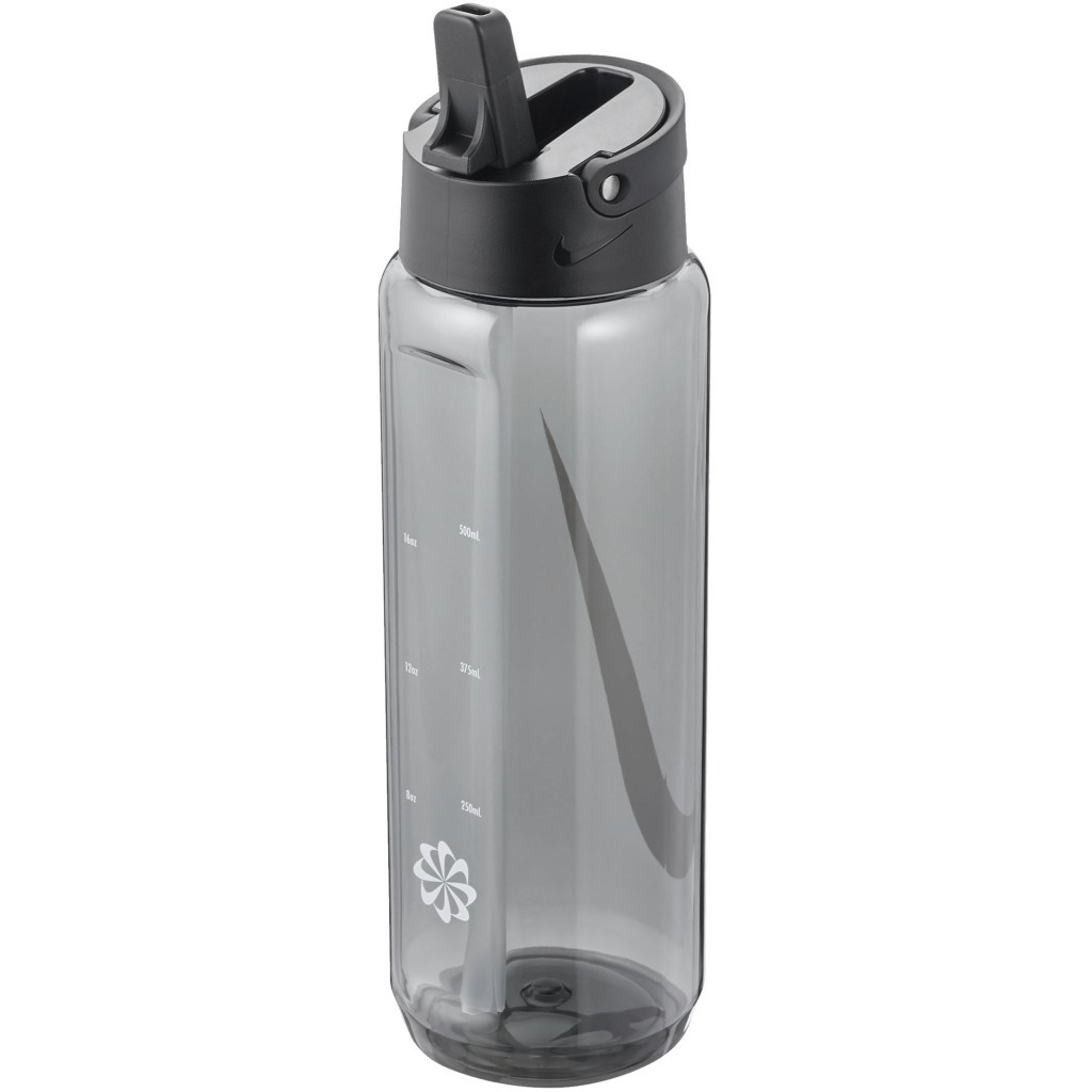 Пляшка для води Nike TR Renew Recharge Straw Bottle 24 OZ антрацит 709 мл N.100.7642.072.24 (887791733412) - зображення 1