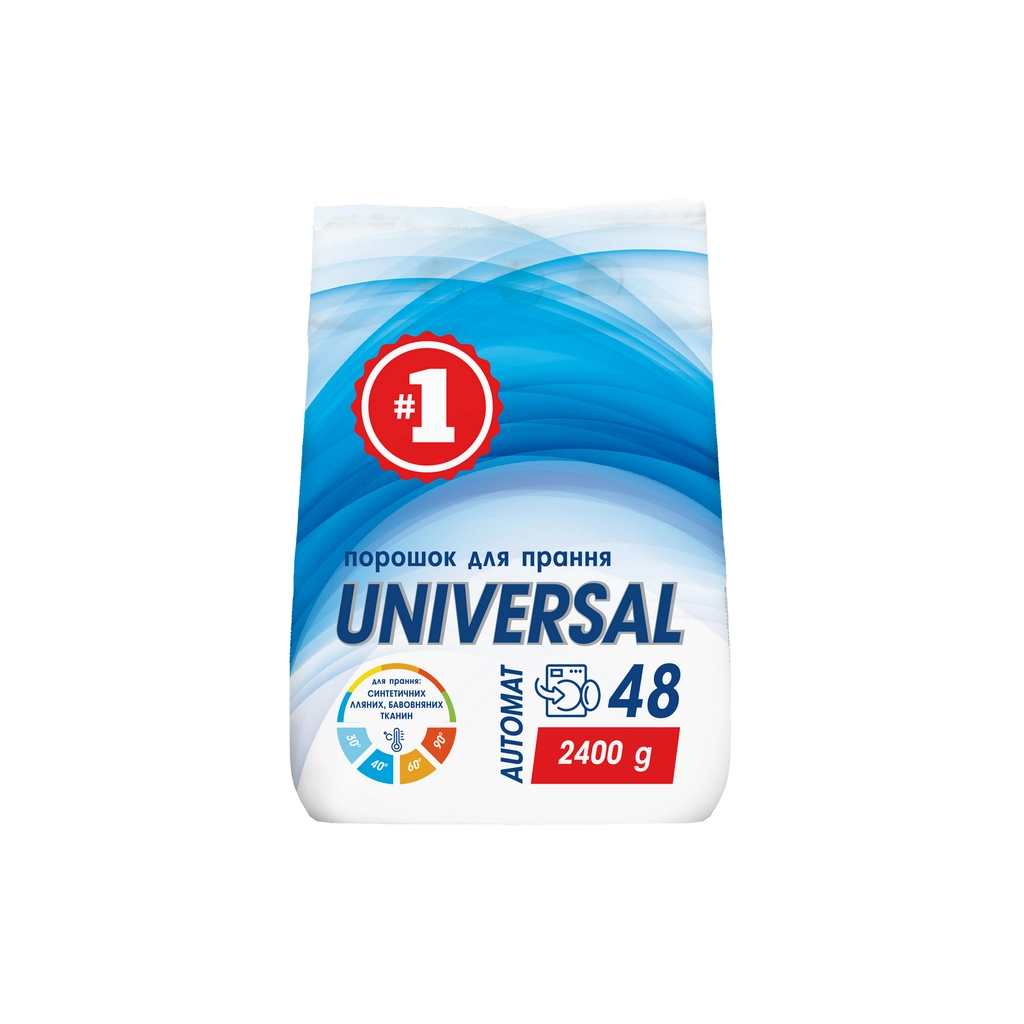 Пральний порошок #1 Гірська свіжість 2.4 кг (4820270631904) - зображення 1
