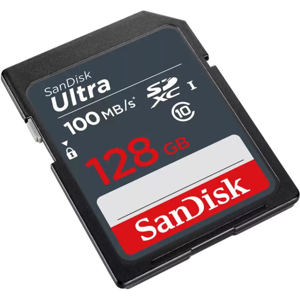 Карта пам'яті SanDisk 128GB SDXC class 10 UHS-1 (SDSDUNR-128G-GN3IN) - зображення 2