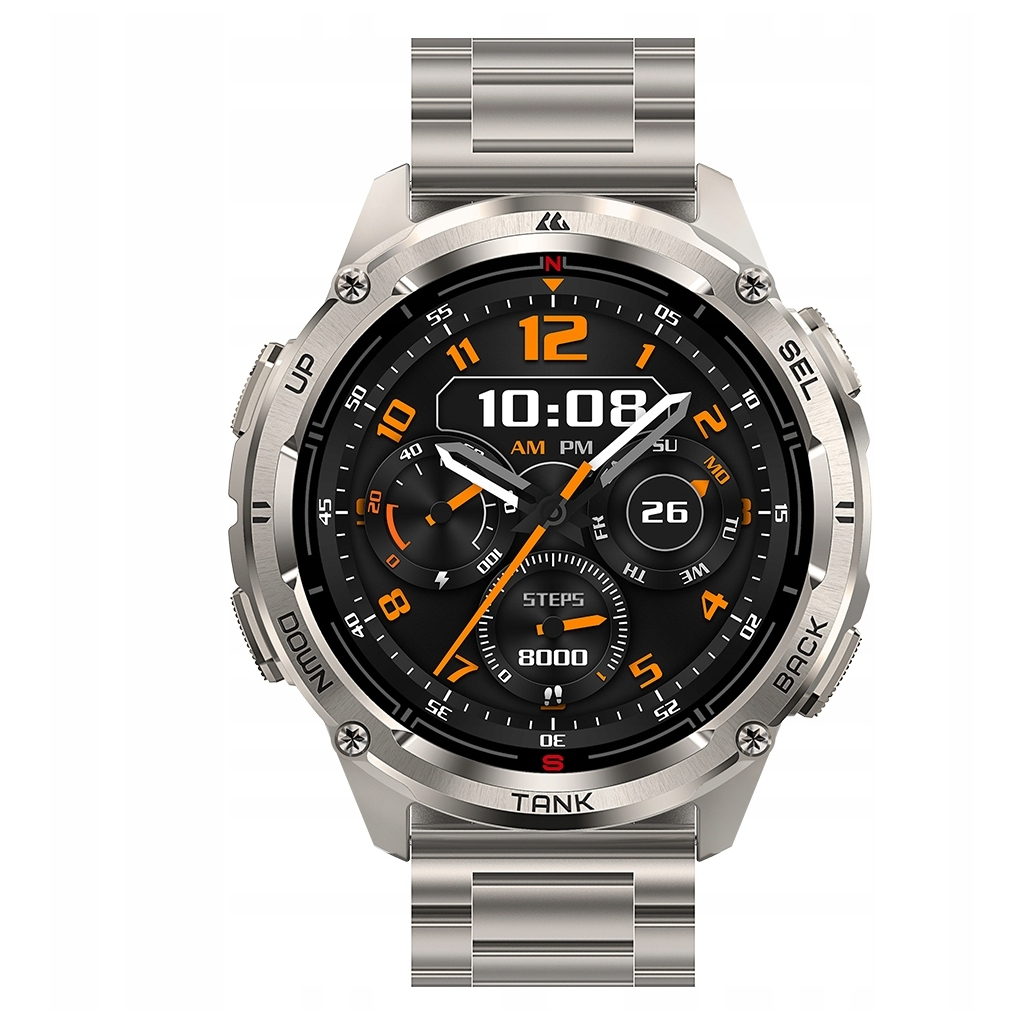 Смарт-годинник KOSPET Tank T3 ULTRA 2 SE SILVER (6974958251187) - зображення 6