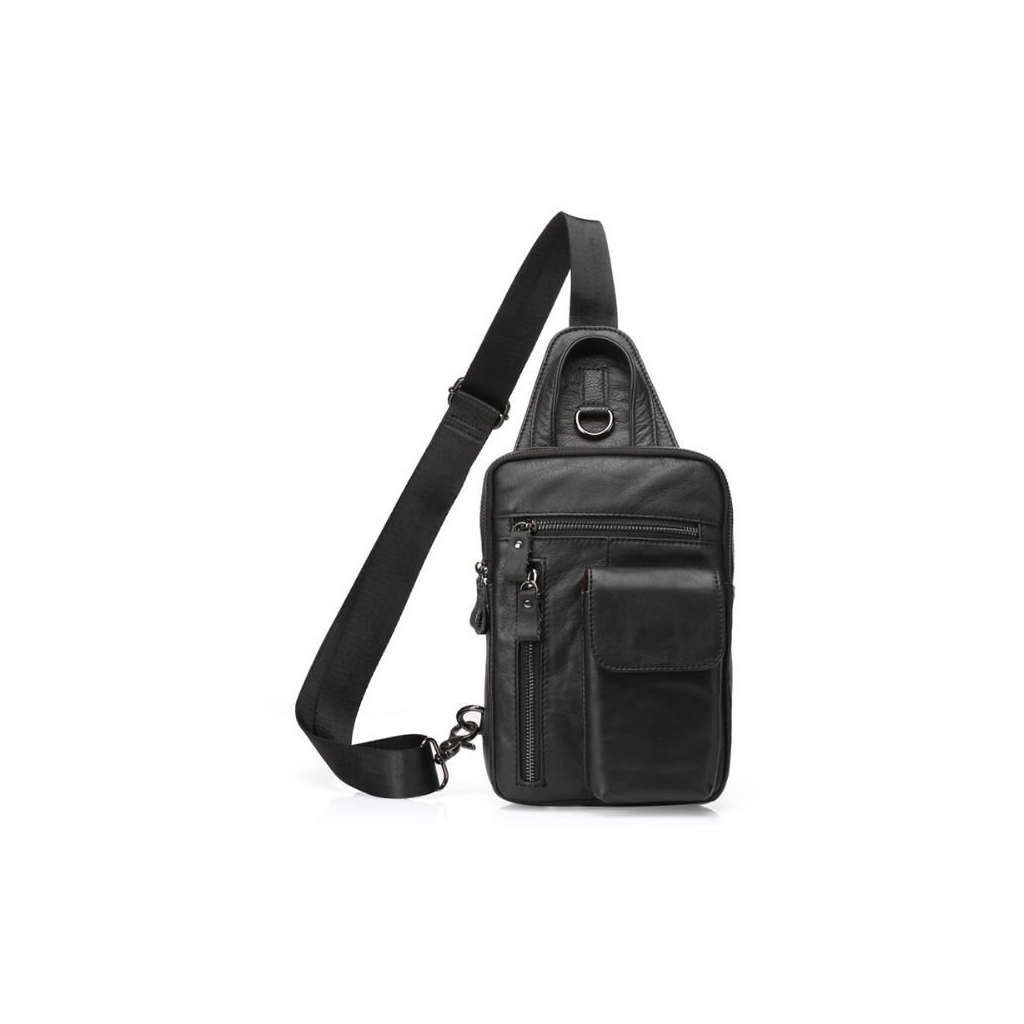 Сумка Vintage Через плече чоловіча Чорна (14777) - зображення 1