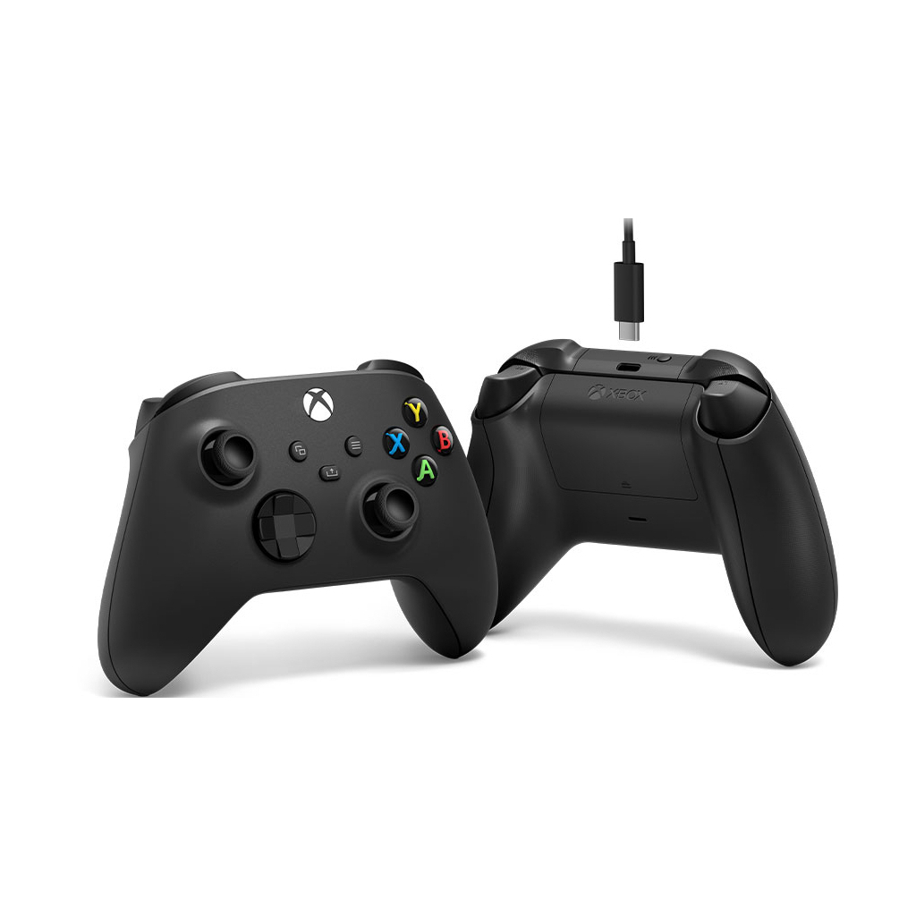 Геймпад Microsoft Wireless Controller Carbon Black + USB Type-C (1V8-00002) - зображення 3