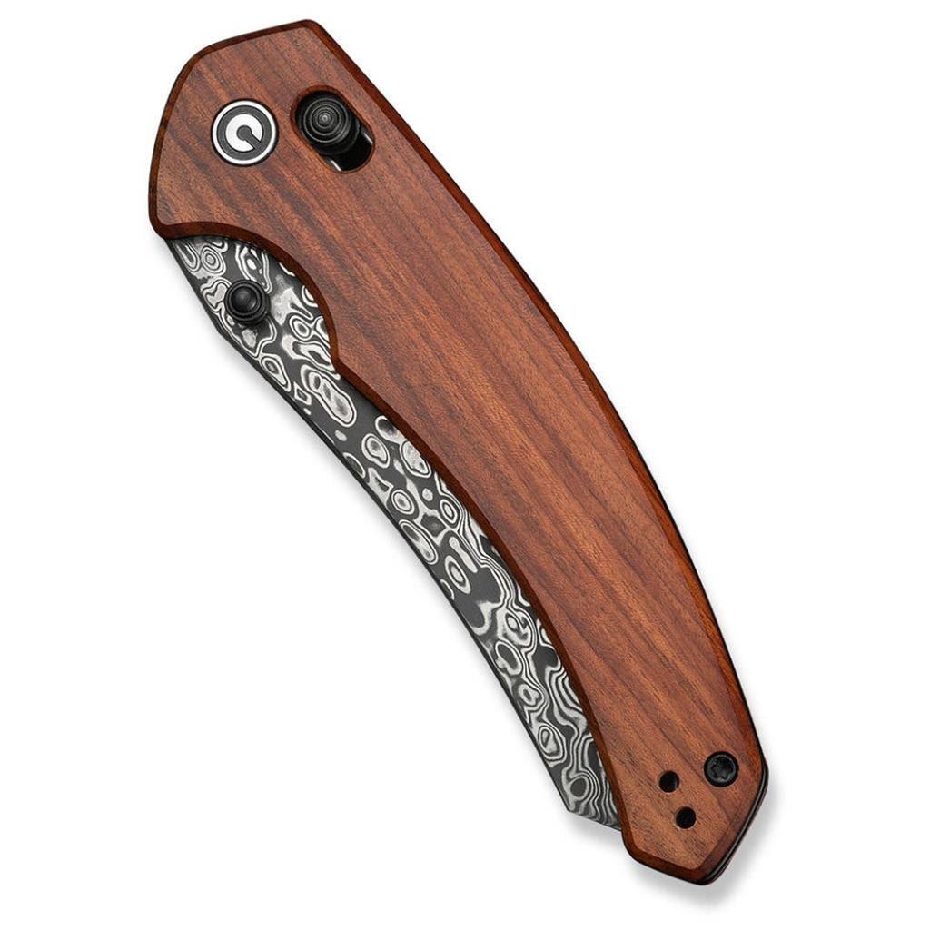 Ніж Civivi Sixgill, Guibourtia Wood, Damascus (C24050-DS1) - зображення 5