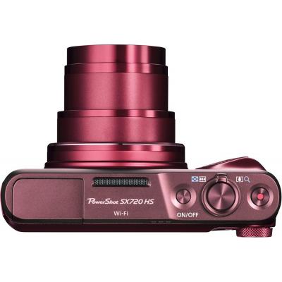 Цифровий фотоапарат Canon PowerShot SX720 HS Red (1071C015AA) - зображення 6