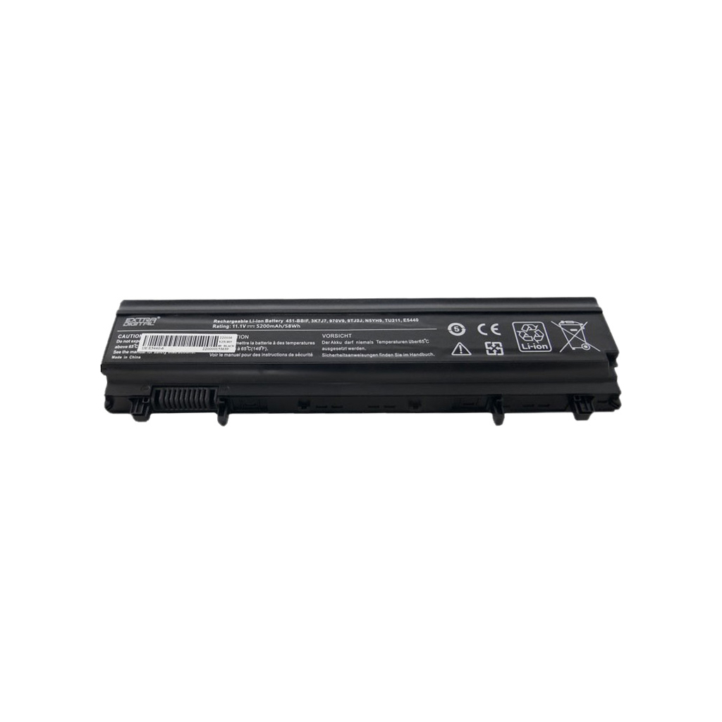 Акумулятор до ноутбука Extradigital Dell E5440, E5540 5200mAh (BND4010) - изображение 2