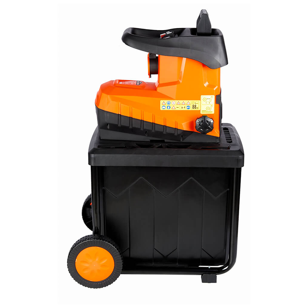 Садовий подрібнювач SEQUOIA 2.5 кВт, макс 45 мм, фреза, збірник 60 л (SEGS2545BH) - зображення 4