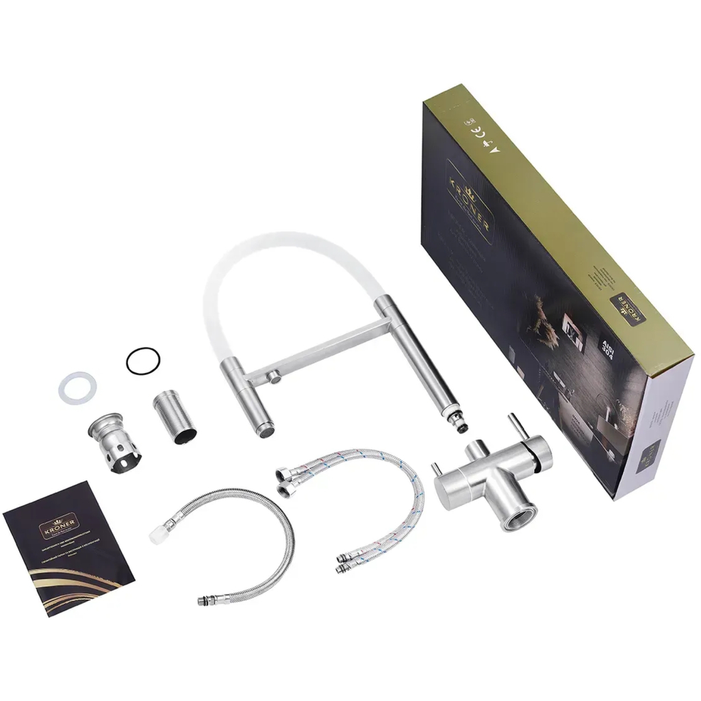 Змішувач Kroner Klassisch-ESG03815WHI (CV027935) - зображення 8