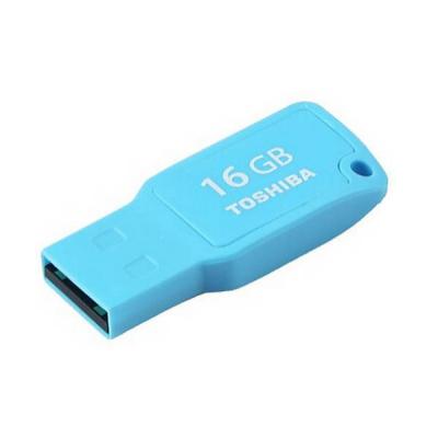 USB флеш накопичувач Toshiba 16GB Mikawa Cyan USB 2.0 (THN-U201C0160M4) - зображення 2