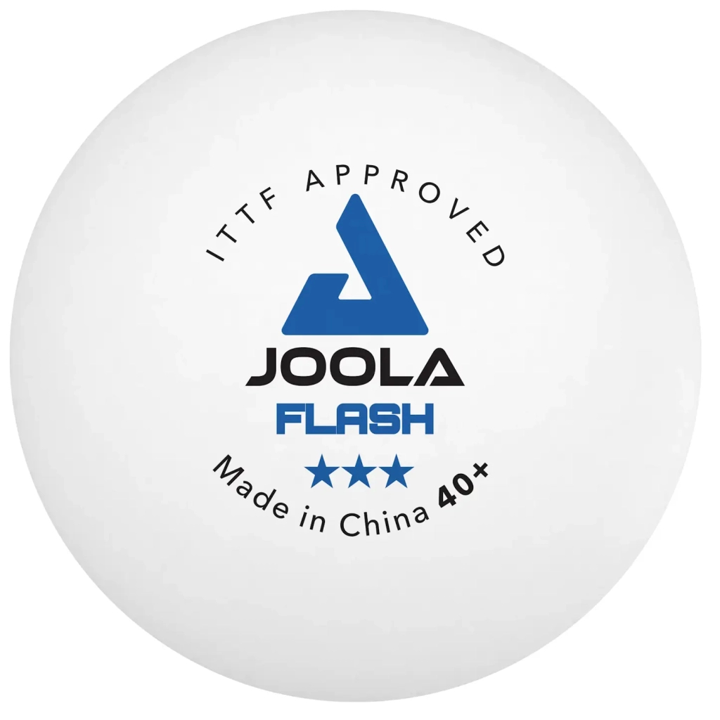 М'ячик для настільного теніса Joola Flash 40+ White 6 шт (40041) (930941) - зображення 1