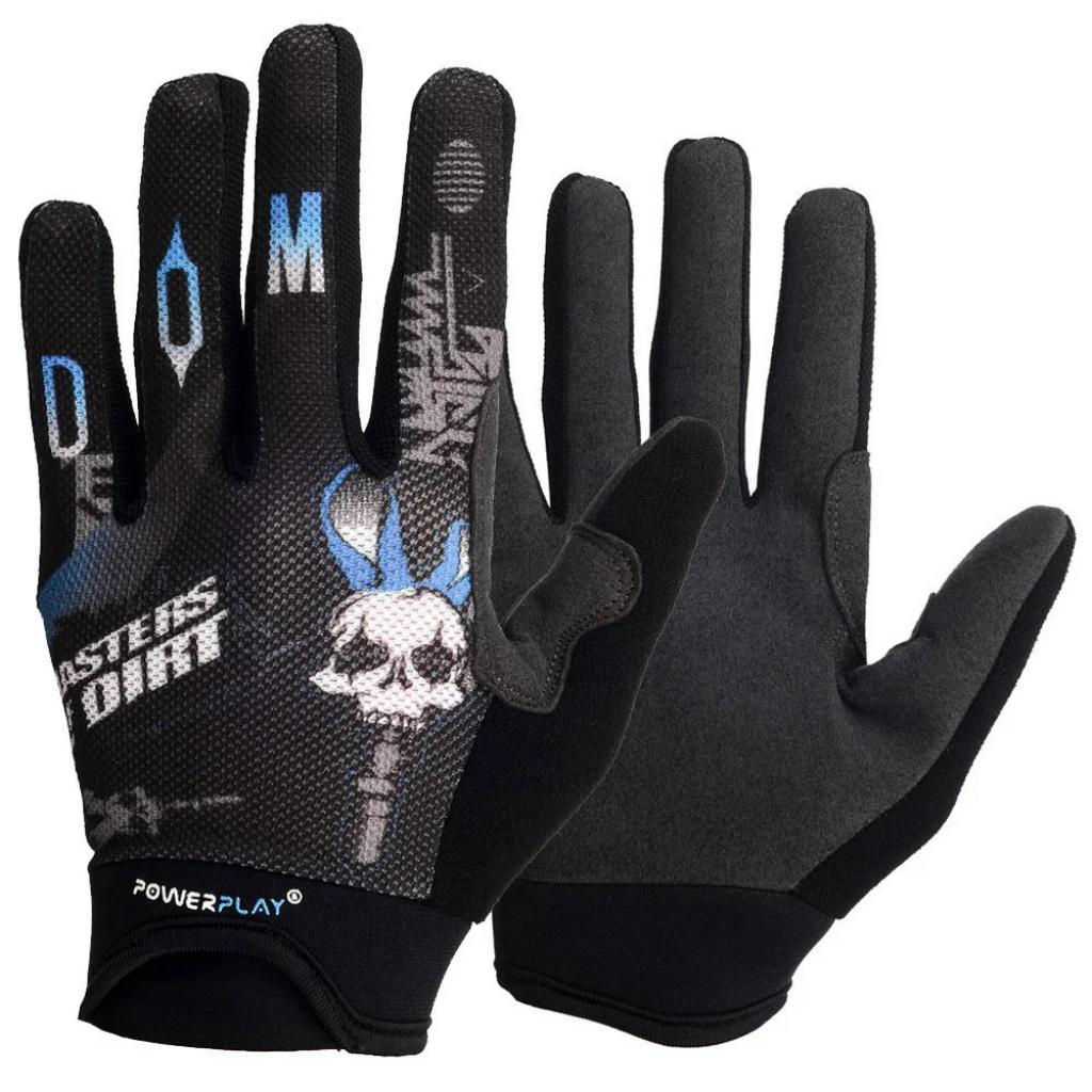Велорукавиці PowerPlay 6598 Black XXL (6598_XXL_Black) - зображення 1