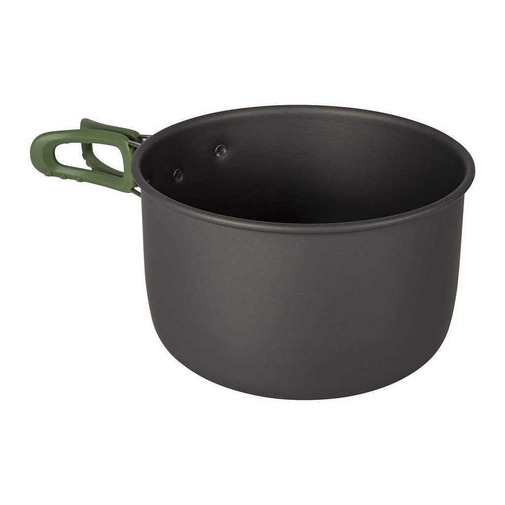 Набір туристичного посуду Bo-Camp Explorer 3 Pieces Hard Anodized Grey/Green (2200239) - изображение 6