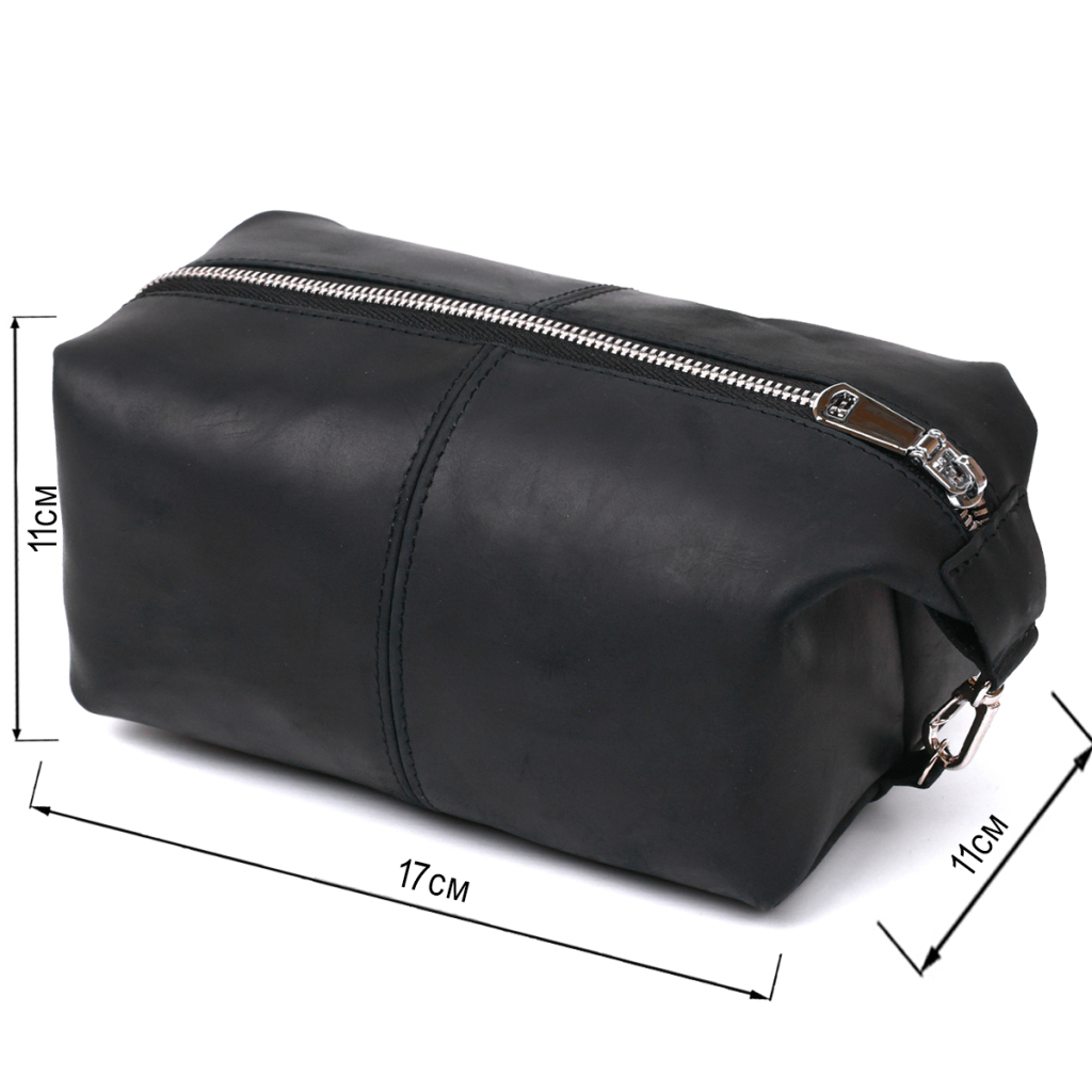 Косметичка Shvigel Вінтажна Чорна (16397) - зображення 3