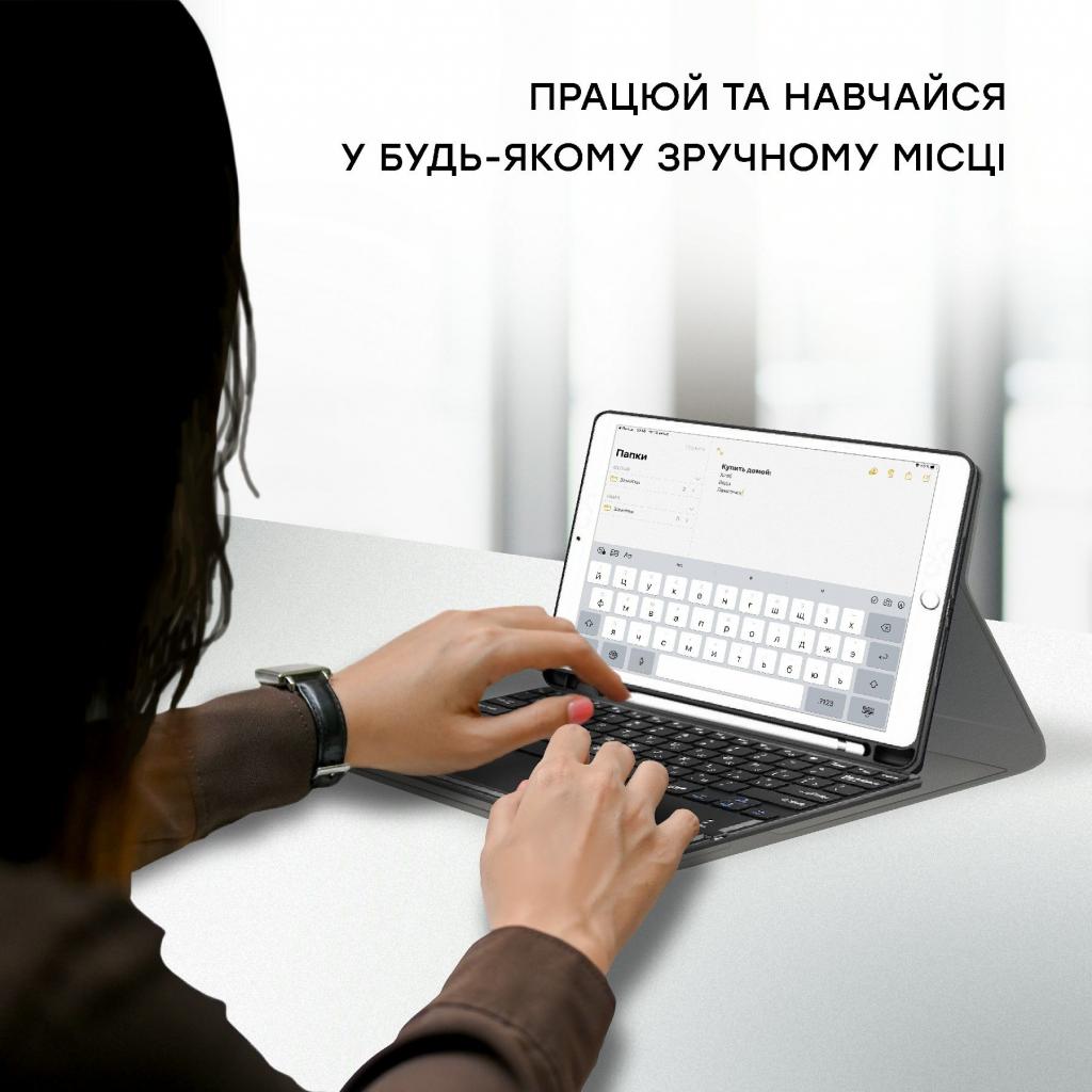 Чохол до планшета AirOn Premium iPad Air 4 10.9" Bluetooth keyboard touchpad (4822352781051) - изображение 10