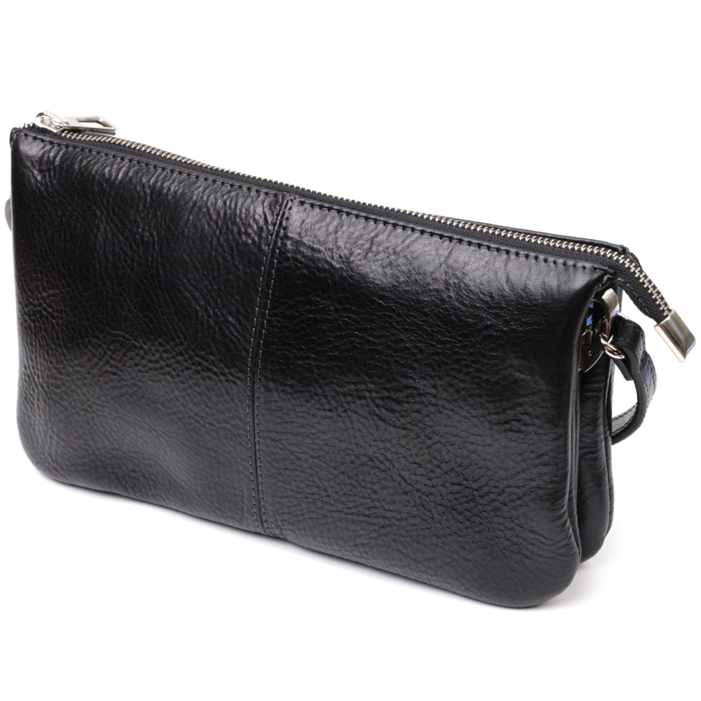 Сумка Grande Pelle З натуральної шкіри Чорна (11658) - зображення 2