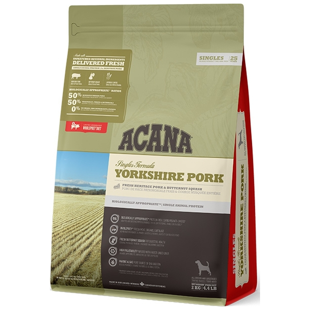 Сухий корм для собак ACANA Yorkshire Pork 2 кг (0064992572204) - зображення 2