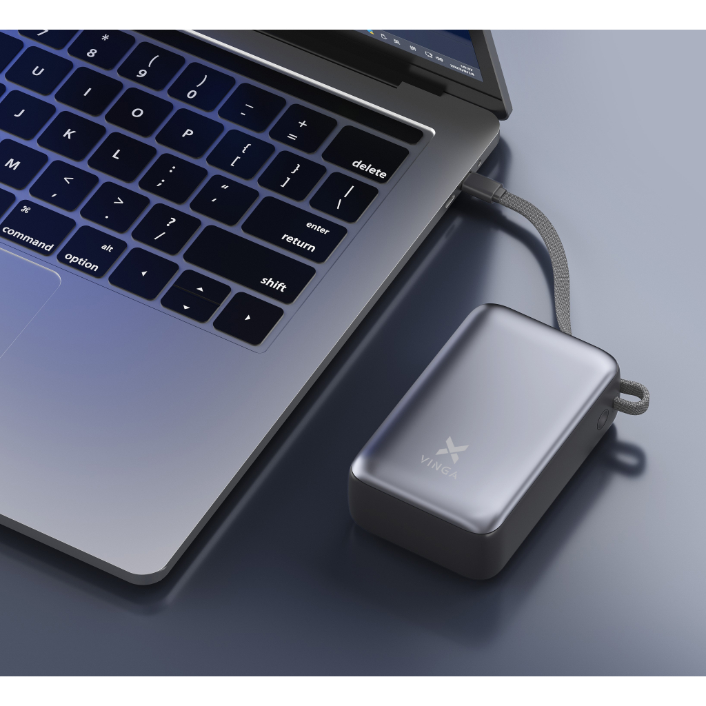 Батарея універсальна Vinga 30000 mAh 65W Display Cable (VPBB3065C) - picture 8