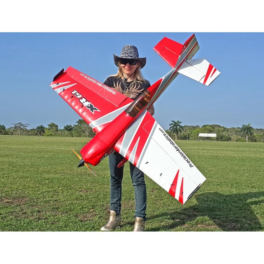 Радіокерована іграшка Precision Aerobatics Літак XR-61 1550мм KIT (червоний) (PA-XR61-RED) - зображення 2