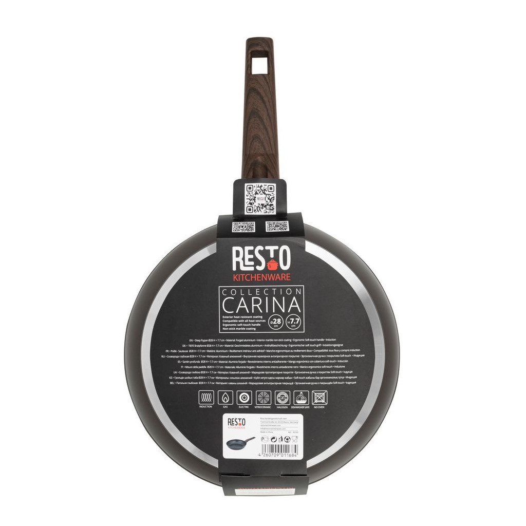 Сковорода Resto Carina глибока 28 см (93163) - зображення 9
