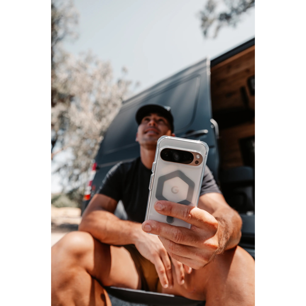 Чохол до мобільного телефона UAG Google Pixel 9 Pro Plyo Pro Magnetic Ice/Silver (614458114333) - зображення 10